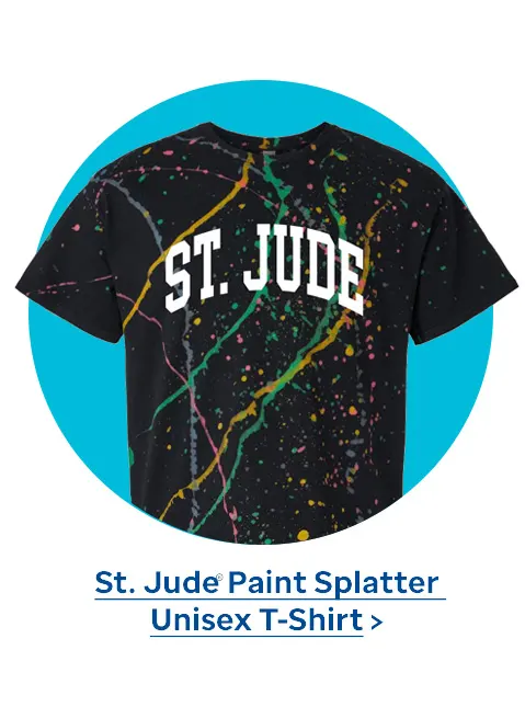 St. Jude Paint Splatter Unisex T-Shirt